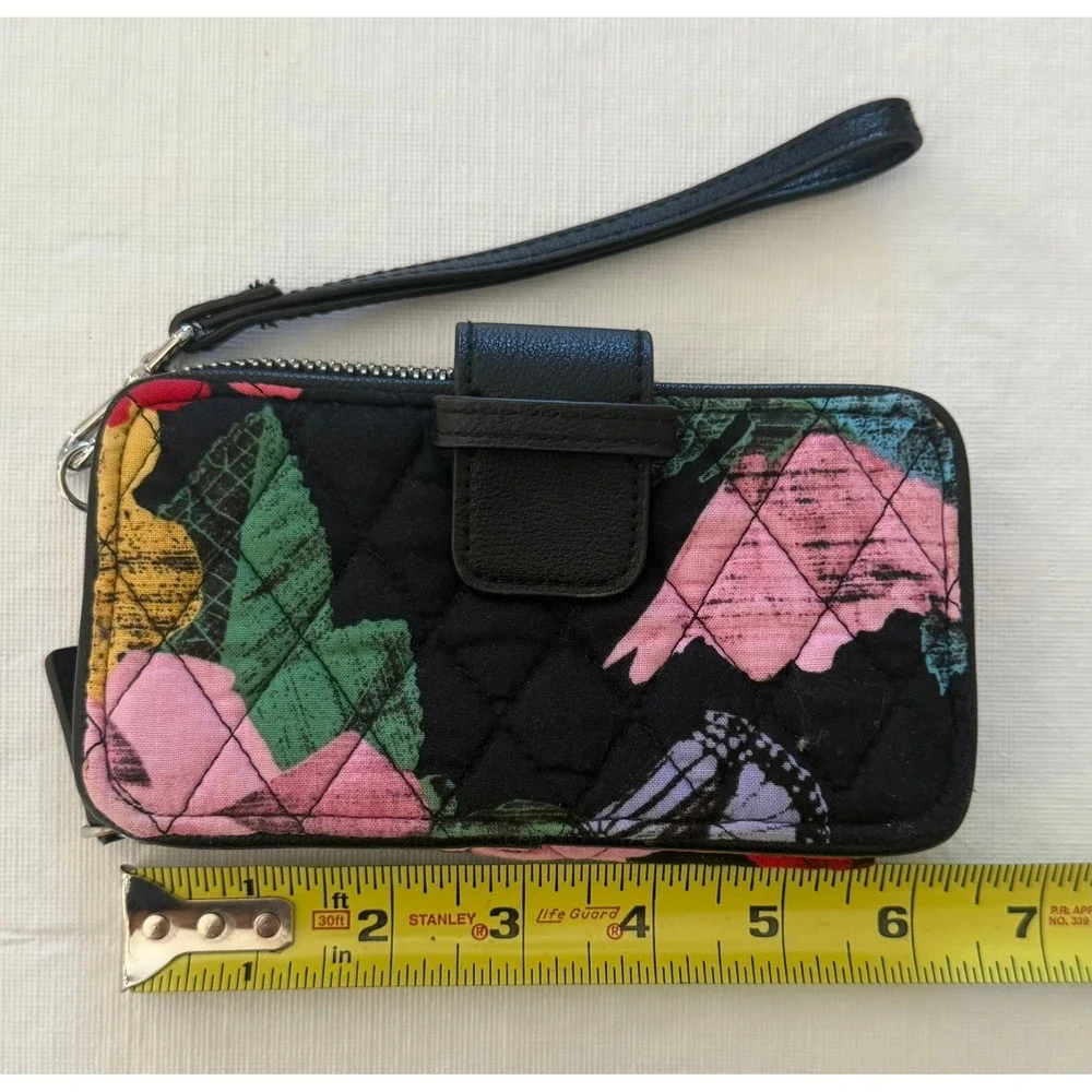 Vera Bradley Havana Rose Zip‎ Around Smartphone Wristlet Wallet
